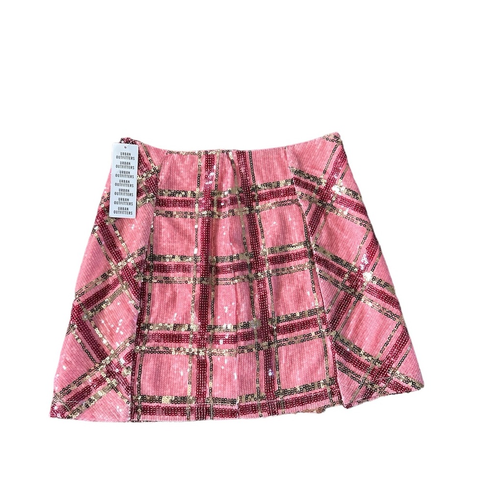 Urban Outfitters Women’s Size Small Pink/Rose/Gold Sequin Skirt‎ NWT